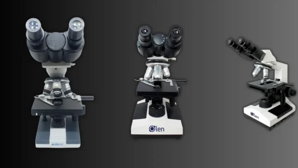 Microscópio binocular