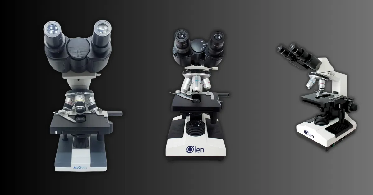 Microscópio binocular